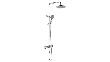 Luxury 3 Function Rain Mixer Shower Combo Set with Chrome Finish1