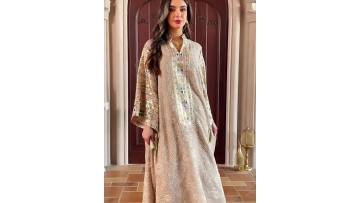 Embroidered Abaya with Tassel Sleeve