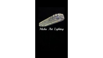 Fast Install Large Crystal Pendant Light