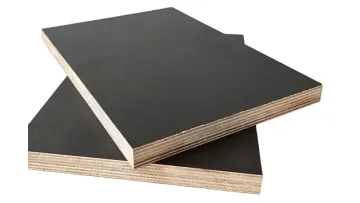 12/18mm E0 Black Brown Anti Slip Waterproof Glossy Laminated Basswood Mersawa Mahogany Eucalyptus Beech Birch Poplar Melamine Phenolic Film Faced Coated Plywood1
