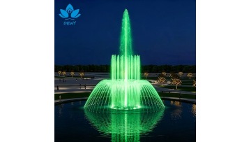 Dance music fountain