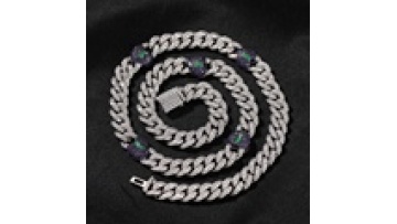 Trendy Heart-Shaped Waterproof Hip Hop Necklace1