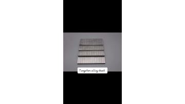 Tungsten heavy alloy sheet