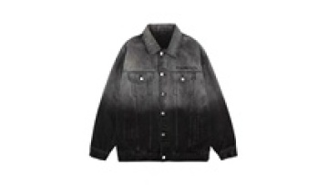 Wholesale Blank Mens Denim Jacket Garment OEM High Quality Tie Dye Mans Denim Jacket For Man1
