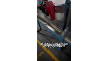 Automated assembly line for hinge production