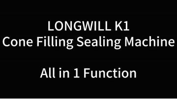 cone filling sealingmachine all in 1 function
