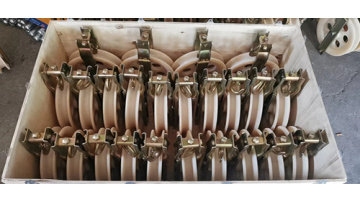 Cable rollers packed to deliver