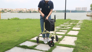 High demand Lightweight Fashionable European design Compact Adjustable Rollator Walker for Senior1