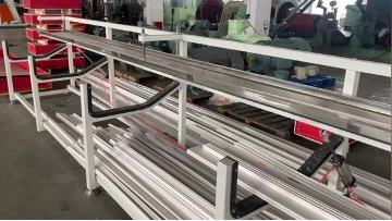 UPVC window frame extrusion line 