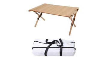 Natural Color Beech Wood Tables Outdoor Furniture