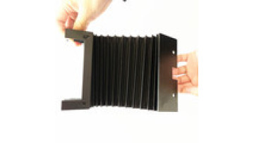 Flexible PVC cloth telescopic roll cover roller shutter bellows cover for CNC machine tools in factory1