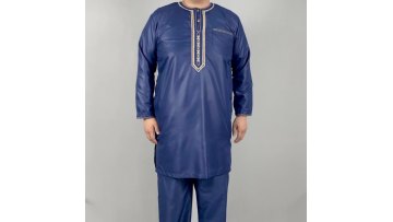 Islamic Clothing African design 2PC set mens  vetement musulman1