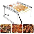 Portable Detachable Bbq Grill Stainless Steel Aluminum Alloy Family Party Barbecue Grill Folding Outdoor Camping Kitchen Tools