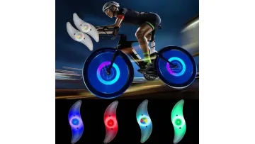 Vibrant Bicycle Wheel Lights for Enhanced Night Visibility1