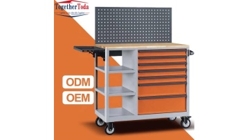 Orange Tool Cart