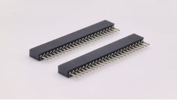 1.27mm Pitch Machined Female header Connector Straight H4.1mm 1*24P