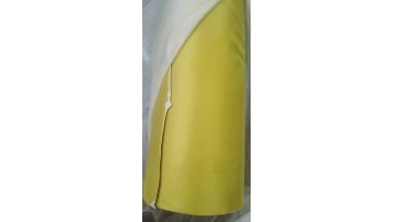 yellow suede fabric film