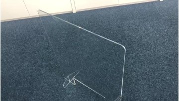 cashier protection barriers plexiglass separator clear acrylic shelf divider panels for desks1
