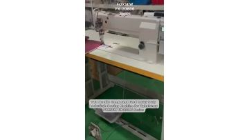 Two Needle Compound Feed Heavy Duty Lockstitch Sewing Machine for Leather Upholstery FOXSEW FX-20606