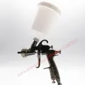 LVLP Spray Gun R500 K-400 Car Finish Painting Tool 1.4mm/1.7mm Nozzle 600cc Cup Gravity Automotive Finishing Air Spray Gun