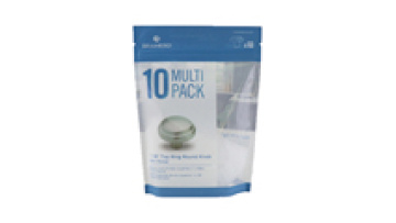 Custom printed stand up pouch zipper clear plastic packaging bag snack food bottom gusset bags1