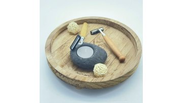 High quality wooden handle beard razor shaving1