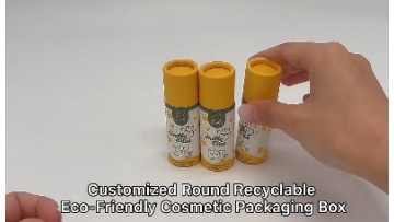 Custom push up deodorant packaging