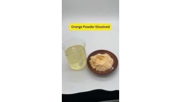 Orange Powder Dissolved