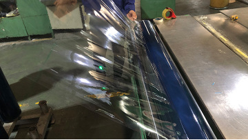 Blue PVC Clear Film