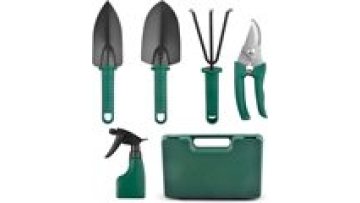 Customized Portable Garden Work Tools Set Gardening Tools for Home useful green Garden Tool Set With Carrying Case1