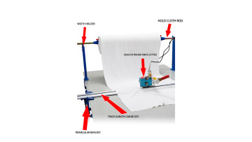 How to assemble the track and blade head