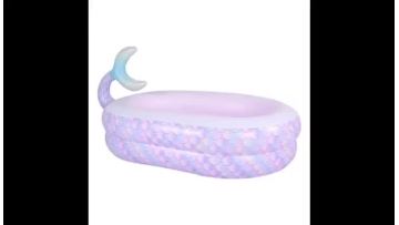 New Mermaid printing swim play pool for kids