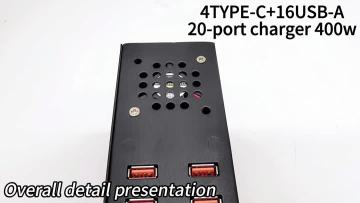 20 Ports 4pd+16qc Charger