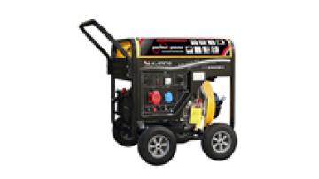 pull starting three phase Portable 5000 watts open frame air-cooled diesel generator1