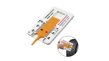 Tyre Tread Depth Gauge Car Motorcycle Trailer Van Wheel Measure Tool