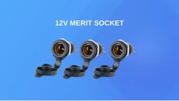 12V Cigarette Lighter Outlet Merit Socket for Car Marine Motorcycle ATV RV1