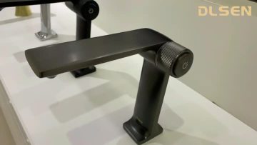 Grey Modern Basin Faucet 