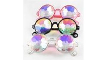 Kaleidoscope Eyewear Glitter Party Rave Crystal Lenses Shades Sunglasses Party Favors glasses1