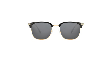 Hot Selling Acetate Metal Half Rim Frame With Cr39 Polarized Lens Sunglasses For Women1