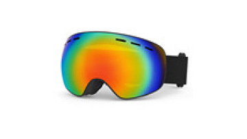Double-Layer Anti-Fog Ski Goggles with Silicone Frame - Unisex Windproof and Sand Resistant Glasses with Myopia Lens Option1