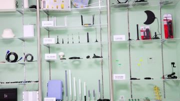 The sample room
