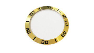 Gold alu bezel for watch 