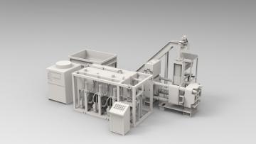 steel shavings briquetting press
