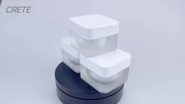 square acrylic cream jar 6008