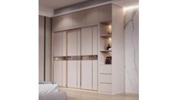 Simple Modern Sliding Door Wardrobe Economical Bedroom Home Assembly Large Cabinet Wardrobe1