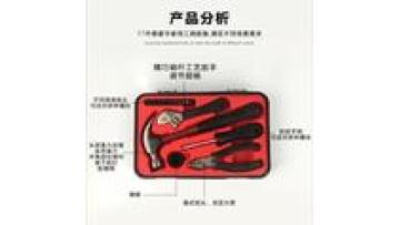 17 Piece Hardware Kit Home Manual Assembly Repair Set Wrench Claw Hammer Screwdriver Pliers Set1