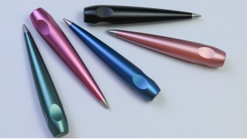 Machining Service Precision CNC Turned Part Custom Titanium Aluminum Office  Pen Parts1