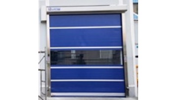 Clean Indoor And Outdoor Doors Dustproof And Soundproof Fingerprint Control Stainless Steel High Speed Door1