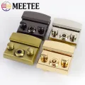 2pcs 50mm/35mm Meetee Handbag Bags Locks Buckles Twist Turn Snaps Clasp for DIY Replacement Purse Closure Leather Accessories