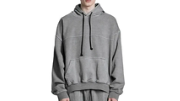 Cotton Hoodies Custom Logo Double Layer French Terry Reversible Hoodie 460 gsm1